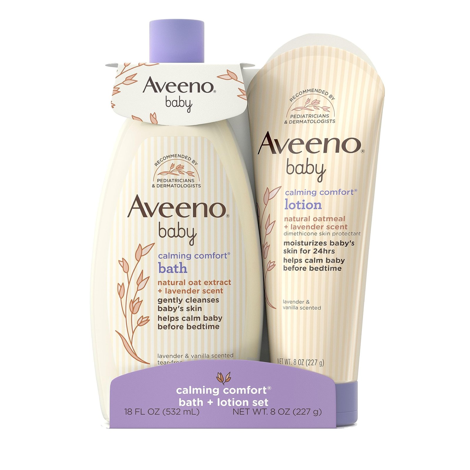 Aveeno Baby Calming Comfort Bath & Lotion Set